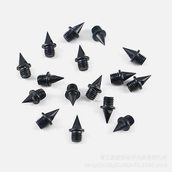 Yleisurheilun piikkarit 6 mm titaaniseospiikit sprinttipiikkarit (10 kpl) [HK] Black