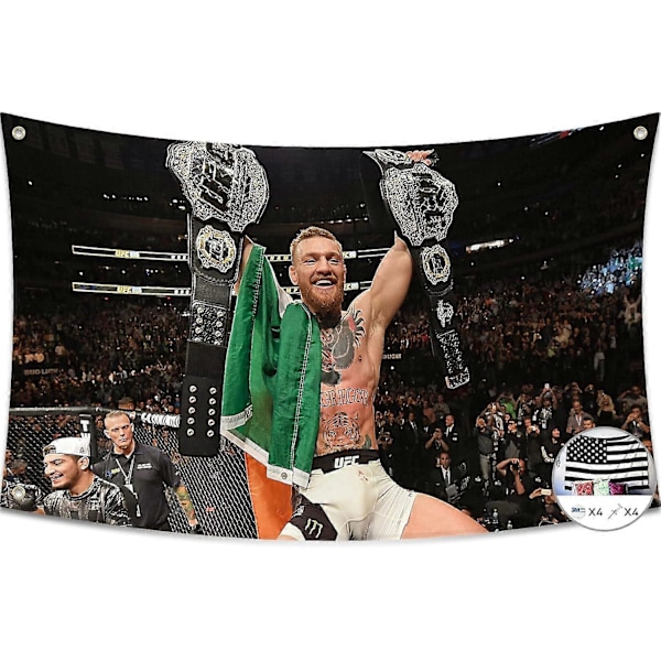 Conor Boxing McGregor Lippu 3x5 Ft Motivoiva Lippu Banneri Juhlatarvikkeet Piha Kyltit Kodin Sisustus Ripustusjuliste PFSGV173[HK] 90X180CM