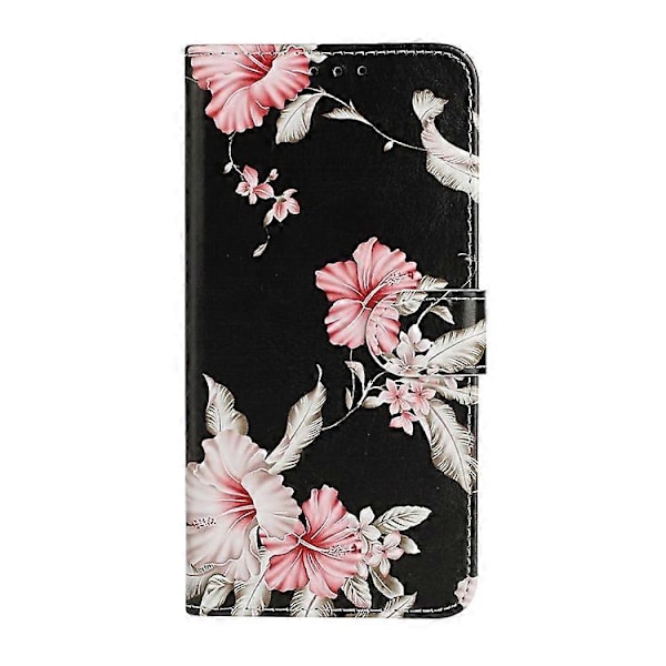 Färgat marmormönster horisontellt flip PU läder telefonfodral för Huawei Y6p [HK] Azalea