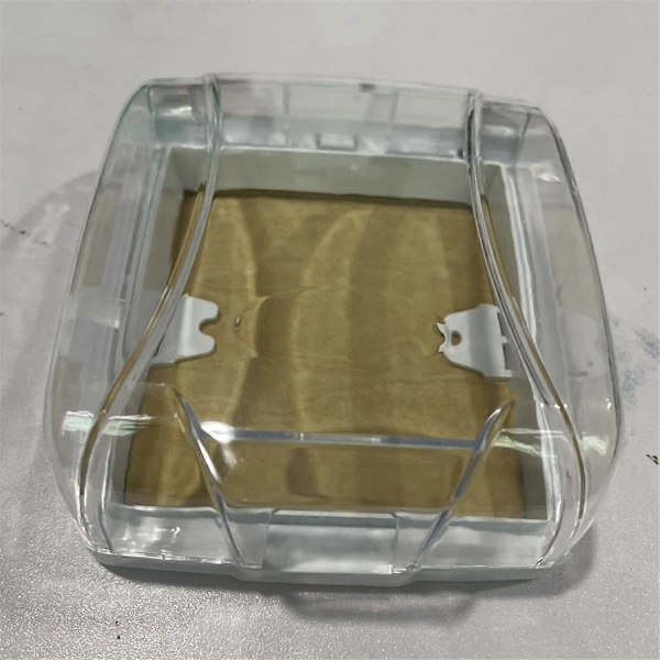 Dørklokke Vandtæt Cover Transparent Regntæt Cover Vandtæt Regnslag Boks Udendørs Egnet Knap Vandtæt Cover[HK] Transparent