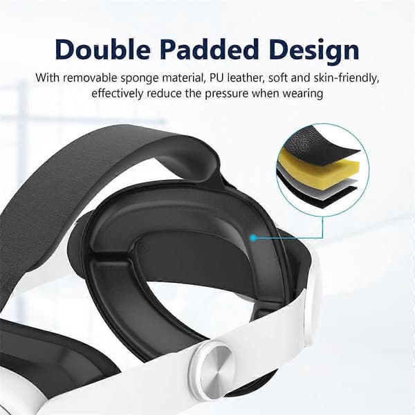 Justerbar hodestropp for 3 VR-headset Elite-stropp for 3 tilbehør[HK]