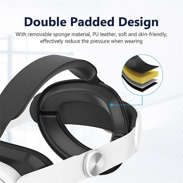Justerbar hovedrem til 3 VR Headset Elite Rem til 3 Tilbehør[HK]