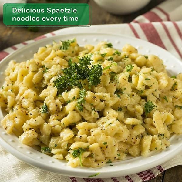 Spätzle-maskine i rustfrit stål, komfortgreb