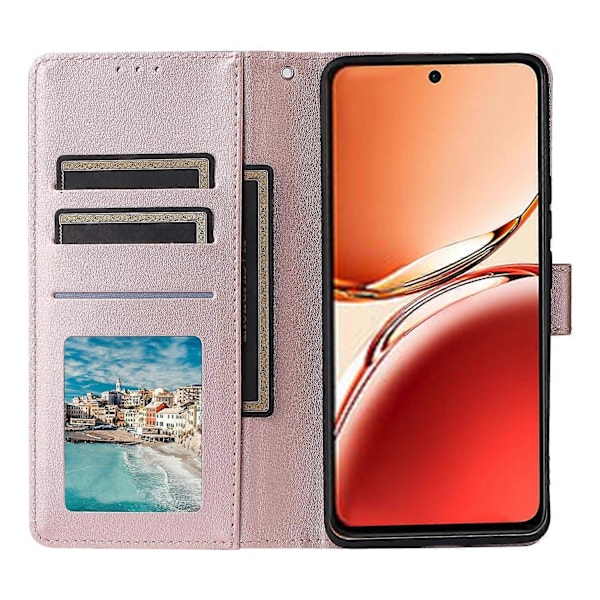 Plånboksfodral för Oppo F27 5G/Reno12 F 4G/Reno12 F 5G/Reno12 FS PU Läderfodral[HK] Style D Multicolor