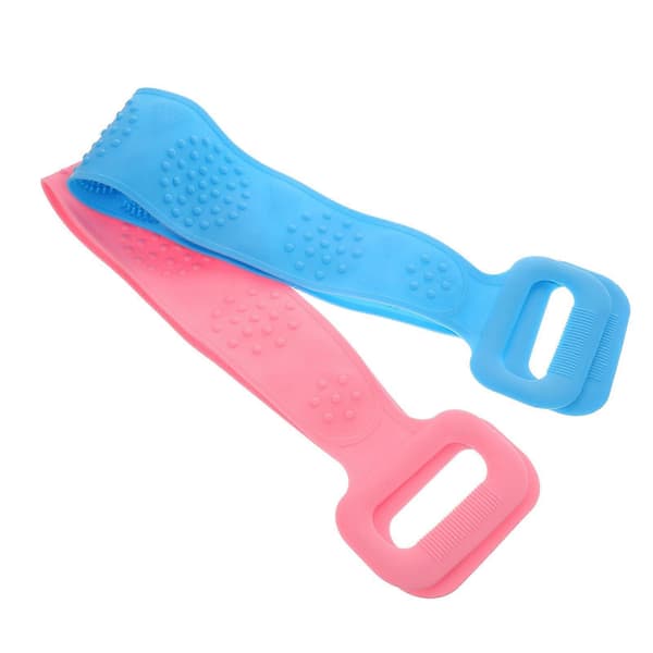 Duschhandduk Silikon Ryggskrubbare för Kroppsrengöring 2st[HK]
