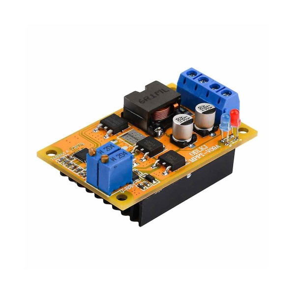 6a Mppt Solar Charge Controller Dc8-30v 300khz batteriladdningsmodul Pwm Auto Switch Reverse Conn([HK])
