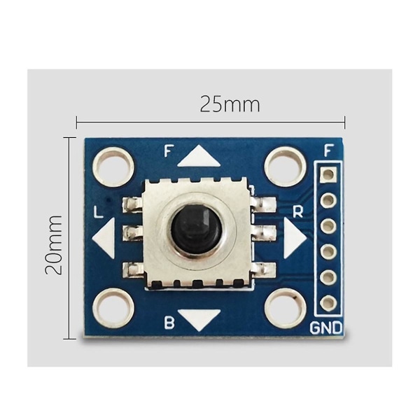 5-suuntainen navigointipainikemoduli 5d Rocker Mikro-ohjain Monitoiminen Kannettava Käytännöllinen Näppäimistö S([HK])