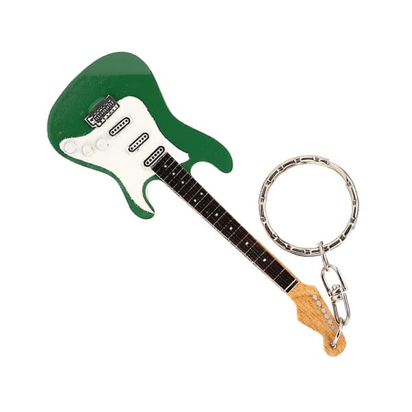Fars Dag Gitarr Nyckelring Portabel Söt Mini Gitarr Hänge Nyckelring Födelsedagspresent för Musikälskare Student[HK] style 9