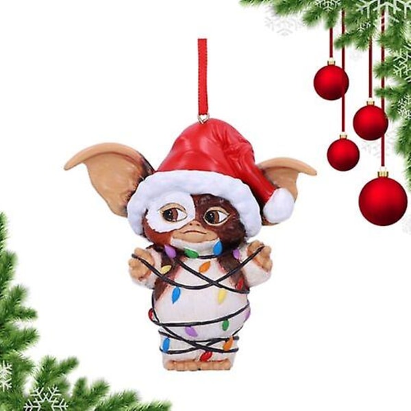 Gremlins Gizmo Jultomte Hängande Figur Ornament Dekoration [HK] C