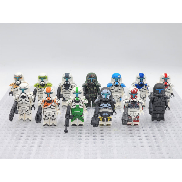 Star Wars Clone Commandos Delta Squad Sortiment 13 byggeklosseleker[HK]