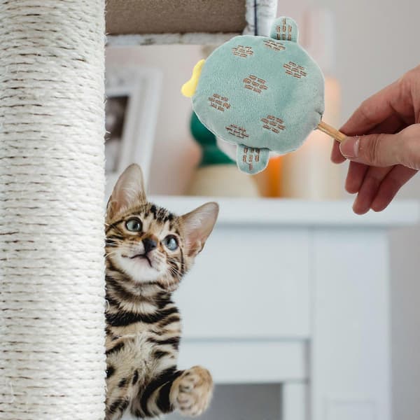 Interaktive tryllestaver i assorterte farger for kattunger, 2 stk [HK]