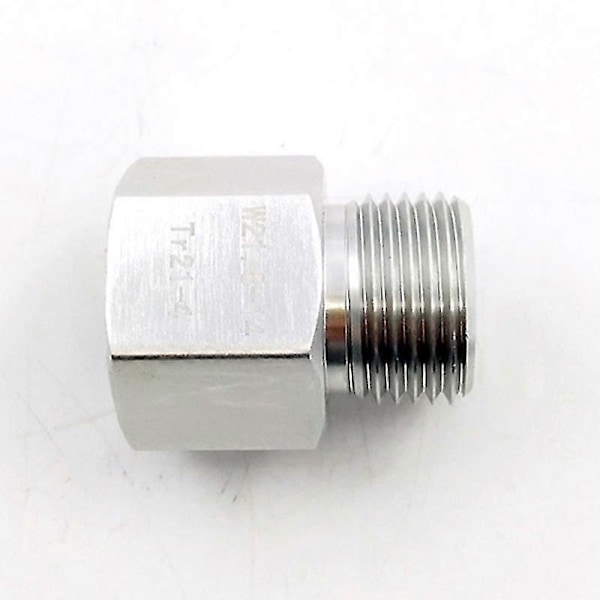 1x Co2-säiliöadapteri Messinkisylinteri Naaras Cga 320 Uros W21.8 Muunninliitin Co2-säädin O[HK] silver