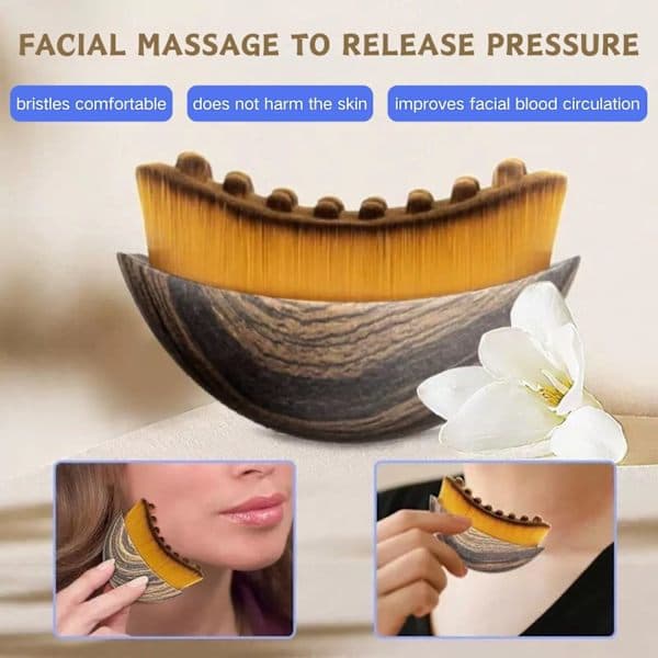 Ansiktsmassageborstset för lymfdränage och skulptering[HK]