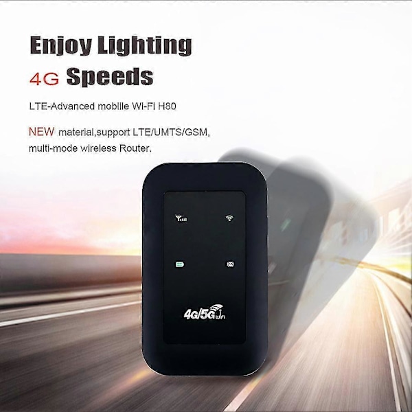 Pocket Wifi Router 4g Lte Repeater Bil Mobil Wifi Hotspot Trådløst Bredbånd Mifi Modem Router 4g[HK]