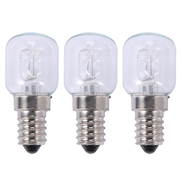 3x E14 Högtemperaturlampa 500 Grader 25w Halogen Bubbelugnslampa E14 250v 25w Kvartslampa[hk]