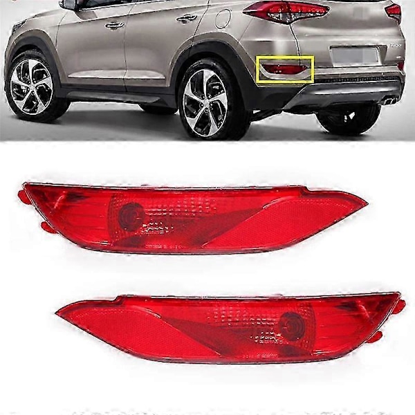Auton oikea takapuskurin sumuvalo pysäköintivaroitusheijastin takavalot sopivat Hyundai Tucsoniin 2015 2016 2017 2018[HK] Red