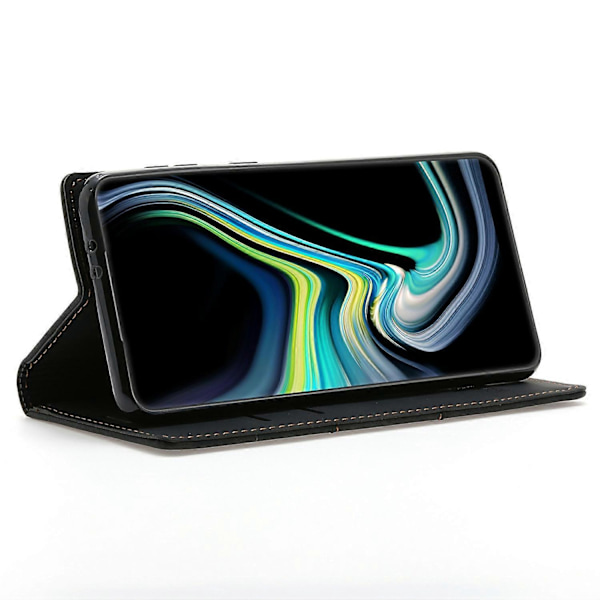 Samsung Galaxy A26 5G Lompakkokotelo Magneettisella Sulkimella Nahkainen Puhelinkotelo -[HK] Multicolor Black