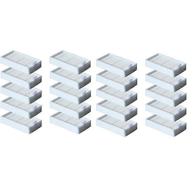 20 stk Hepa Filter Kompatibel Ilife V5 V5s V3 V3s V5pro V50 V55 X5 V5s[HK] White