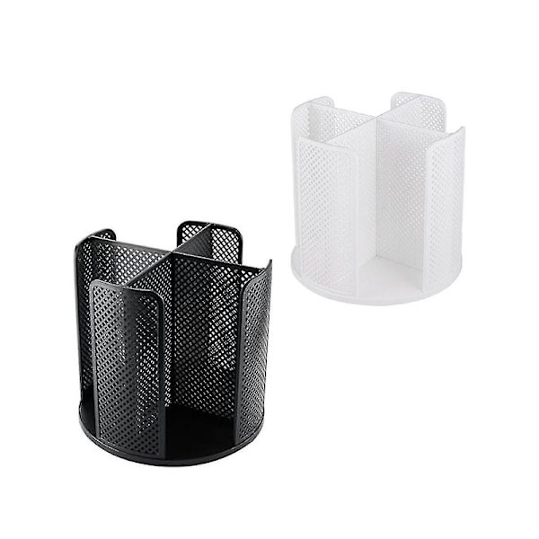 Roterende kop og låg-arrangør med 4 rum, kopdispenser, papirkopopbevaringsholder, til bordplade[HK]