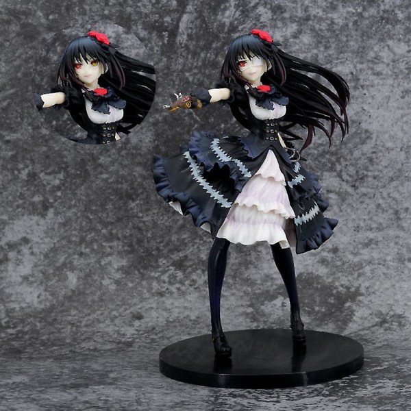 2023 22cm Anime Date A Live 30th Anniversary Ver Tokisaki Kurumi Nightmate Pvc Action Figure Cutes Toys Doll For Boyfriend Gift[HK] 20cm no box