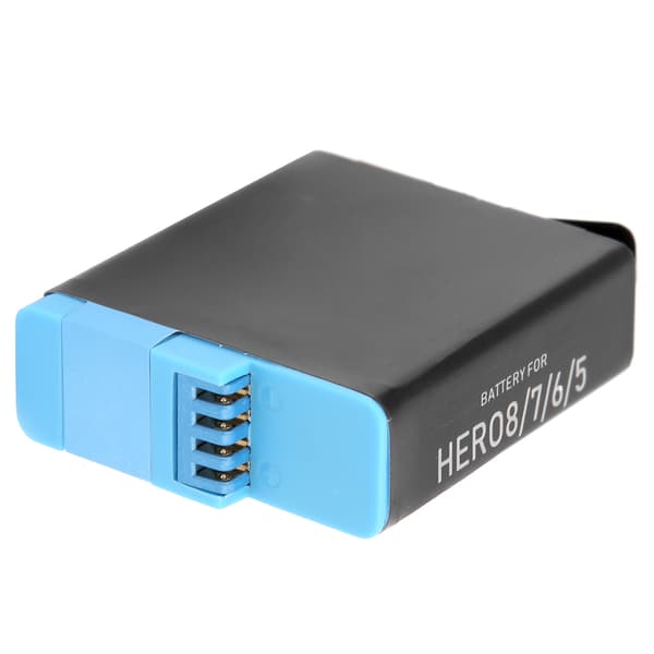 Høykapasitetsbatteri for GoPro Hero 8/7/6/5, 1220mAh Halvdekoding[HK]