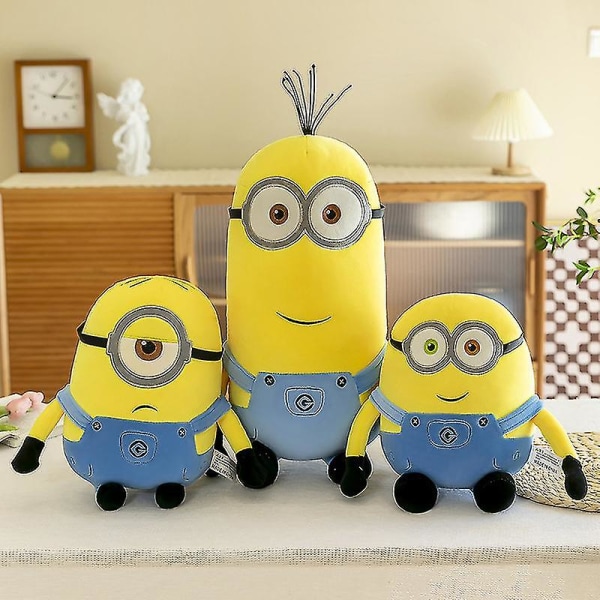 30-65 cm Minions Pehmo-nukkeelokuva elokuva Despicable Me Pehmeä täytetty lelu Anime Sarjakuvanukkelelut Joulun syntymäpäivälahja Kb[HK] height 30cm