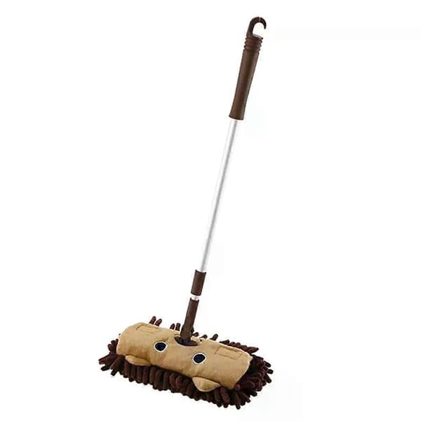 Mini mopp leksak för barn rollspel städning rengöringsmedel för barn presentleksaker låtsas[HK] Brown