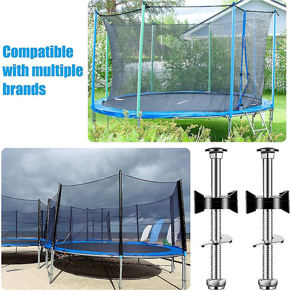 20 stk. Trampoline skruer Trampoline tilbehør Trampoline stabilitetsverktøy Skruedeler for og små trampoliner[HK] as shown