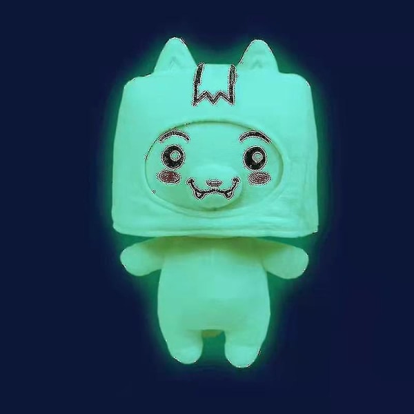Tegnefilm Small Luminous Lankybox Cartoon Hovedbeklædning.[HK] As shown in the figure Luminous Ghost 28Cm