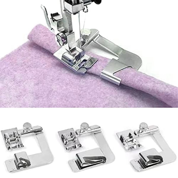 3 Size Wide Hemming Foot Sewing Machine 1/2 Inch,3/4 Inch,1 Inch For Brother Singer And Other Low H([HK])