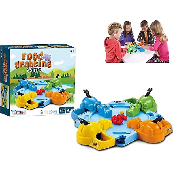 Hungry Hippos Launchers Game For Family Board Grab Game Morsomt leketøy Julebursdagsgave for alderen 3+ Barn Barn -q[HK]