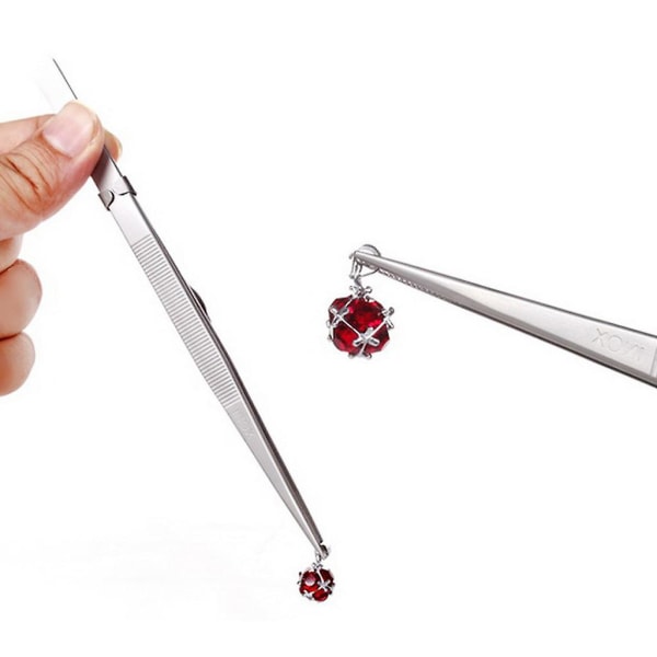 Smyckessortering Verktyg Mr Diamond Pincett Med Lås Hake För Gem Pick Up Beads