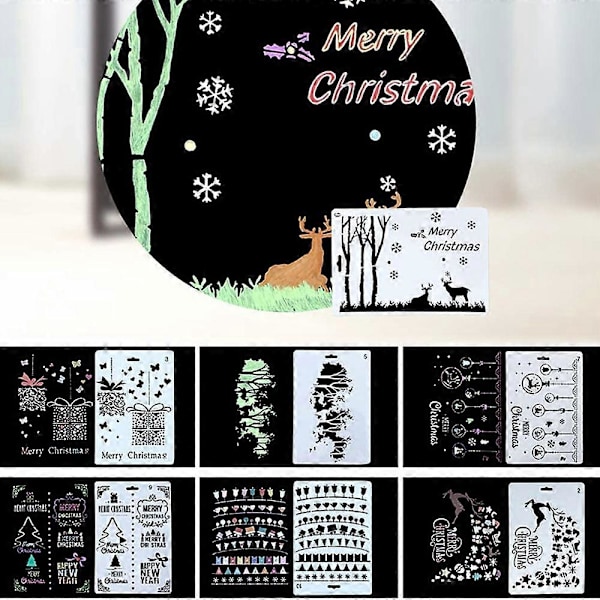 10 kpl 7Mil tyhjiä sapluunalevyjä, 12 x 12 tuuman Mylar-sapluunamateriaali & Silhouette-koneille [HK] As Shown
