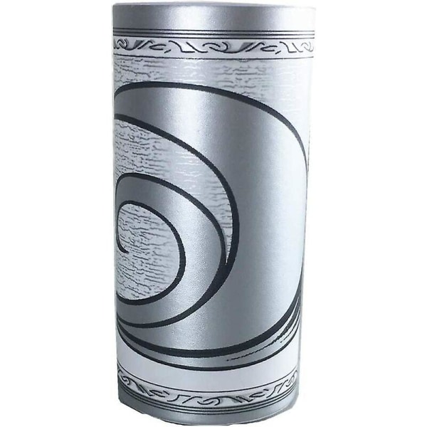 Elle.sølv grått bølgemønster dekorativt veggklistremerke 10 Cm X 9 M([HK])