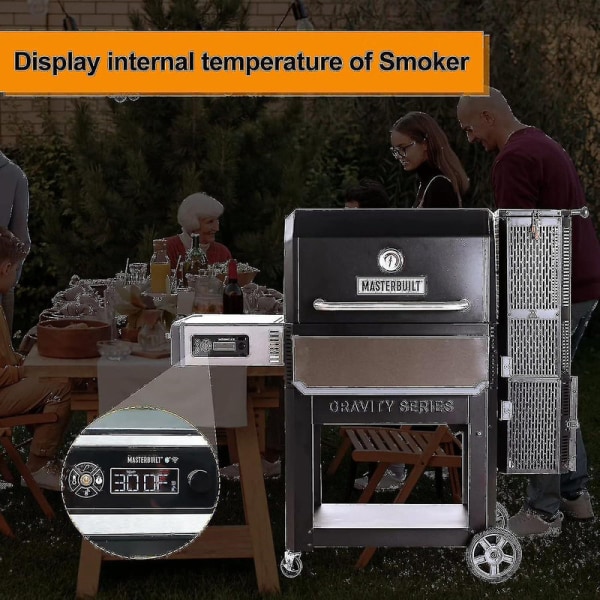 Masterbuilt Gravity Series 560/800/1050 Digital Charcoal Grill + Smokers Temperaturgivare Kit, 1-delad[HK]