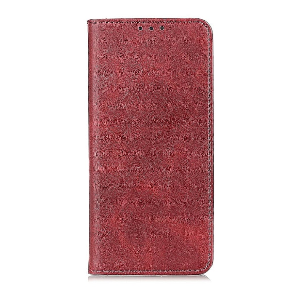 Plånboksfodral med Ställ i Spaltläder och Magnetlås för OnePlus 9 Pro [HK] Style C OnePlus 9 Pro 5G Red