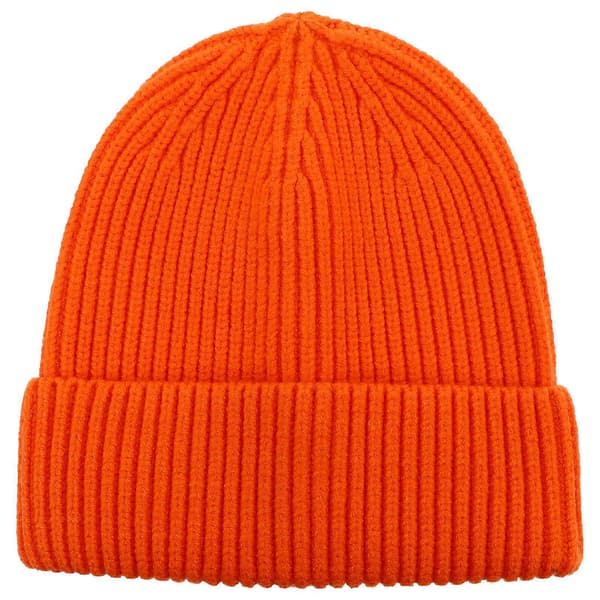 Varm vintermössa stickad rund kupol för användning 1 st orange stickad mössa [HK]