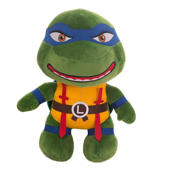 Teenage Mutant Ninja Turtles Plysch Tmnt Leonardo Plushie Söta Sköldpadds Plushies Dockor För Barn[HhkK] Blue 35cm