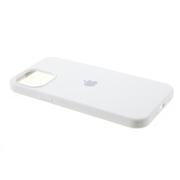 Silkkisen pehmeä, kiinteä silikonikuori iPhone 12 Mini -puhelimelle [HK] iPhone 12 mini 5.4 inch White