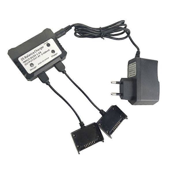 2-i-1 Lipo Batteri 2S 7.4V Balansladdare För MJX Bugs 3 Pro B3pro[HK]