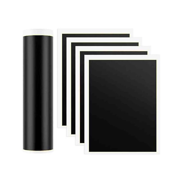 2 stk svart lasergraveringsmerkepapir, 39x27cm laserfargegraveringspapir for metall, glass, Ce([HK])