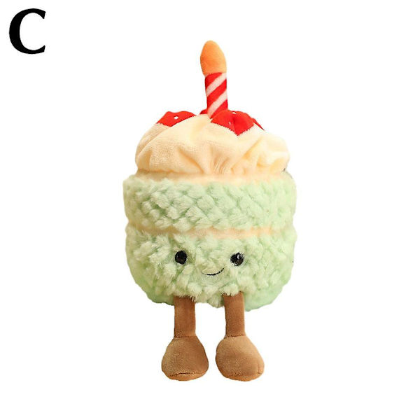 Jelly Cat pehmolelu kakkulelu ilman ääniä ja valoja, söpö luova syntymäpäivälahja [HK] Green 28Cm