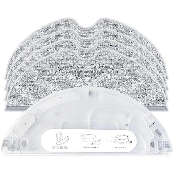 Erstatningsmopp for D9 / D9 Max D9 Pro/L10 Pro Støvsuger Tilbehør Mikrofiber Moppepute wi[HK] As Shown