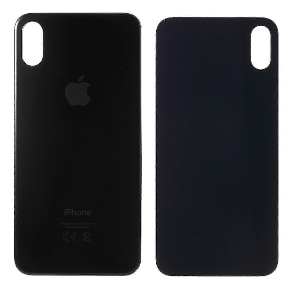Apple iPhone XS Max lasinen takakansi akkukotelolle (EU-versio, ei-OEM, mutta korkealaatuinen) [HK] Style A Multicolor