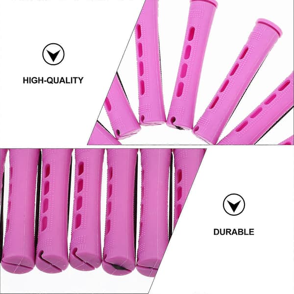 Hårruller til hårstyling 30 stk. plastik curlers med hætter [HK]