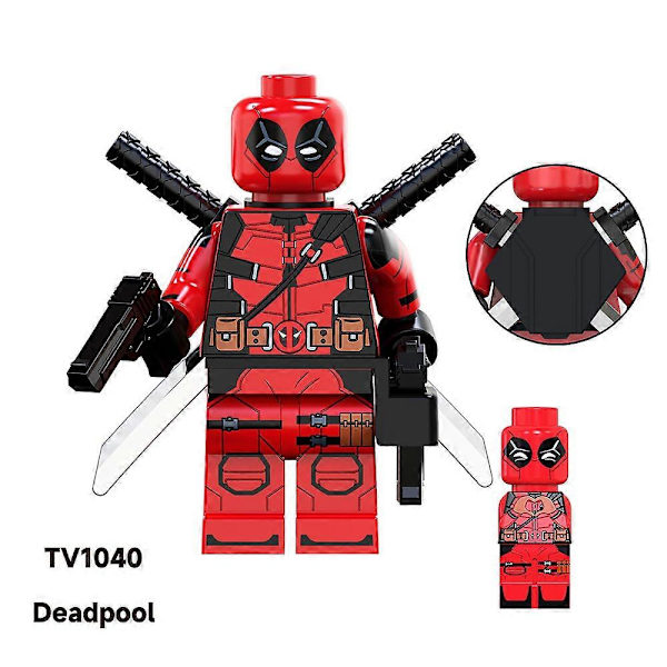 8 stk. Marvel Superhelt Serie Actionfigur Byggeklodser Minifigurer Legetøj Mini Figurer Legesæt Legetøj Børnefødselsdagsgave