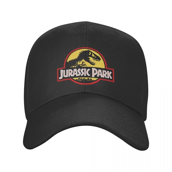 Egendefinert Jurassic Park Dinosaur Print Baseball Cap Herre Dame Justerbar Dad Hat Streetwear[HK]|fyndiq Black Baseball Cap