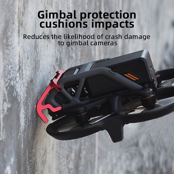 Gimbal Lens Beskyttende Støtfanger Aluminiumslegering Antikollisjonsbrakettbeskytter For Avata Combo Drone([HK])