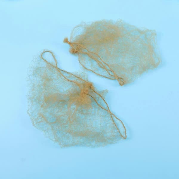 Usynlige hårnet til 30 stk. gyldne elastiske nylon mesh hårnet [HK]