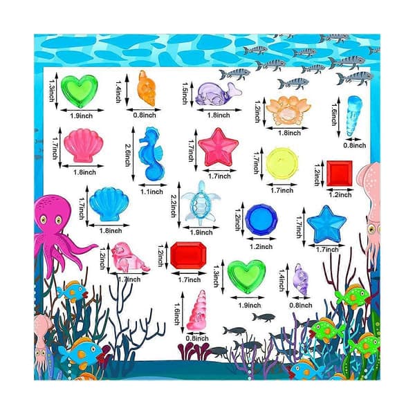 52 stykker dykkerperler poollegetøj [HK]
